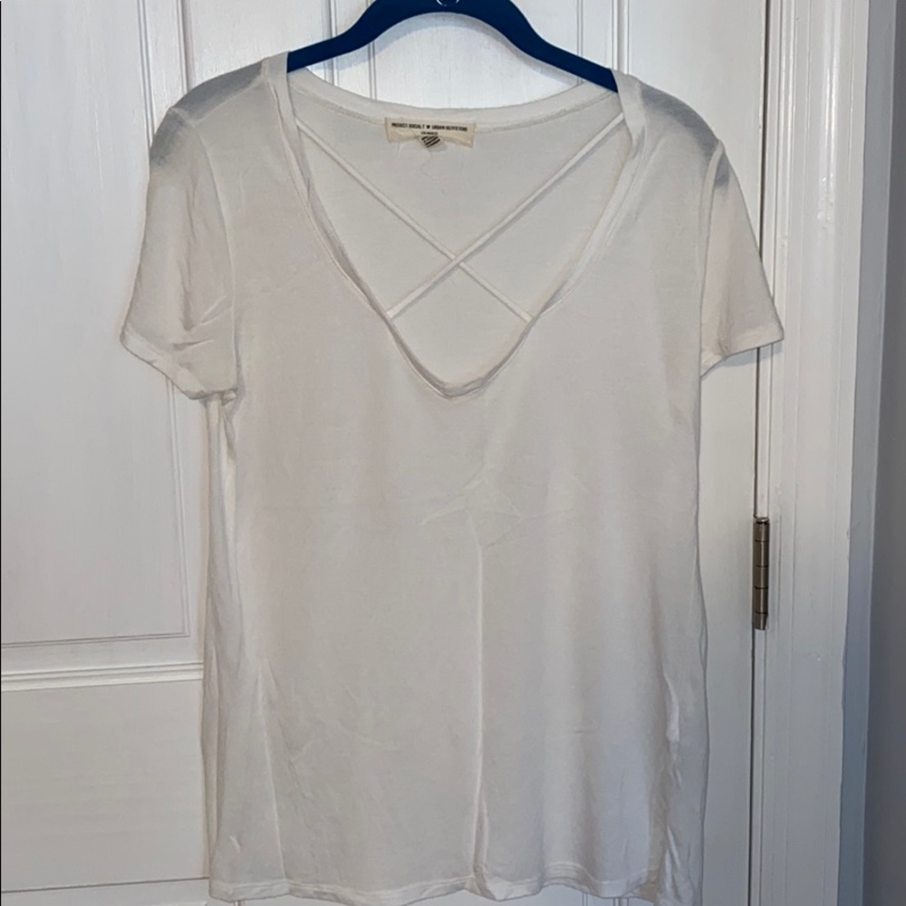 Project Social Tee x Urban Outfitters White Tee